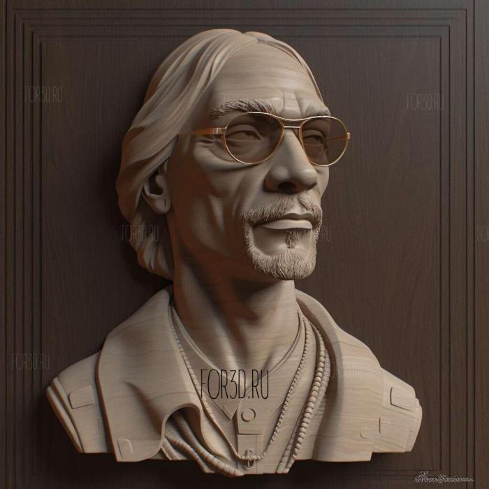 snoop dog 2 stl model for CNC